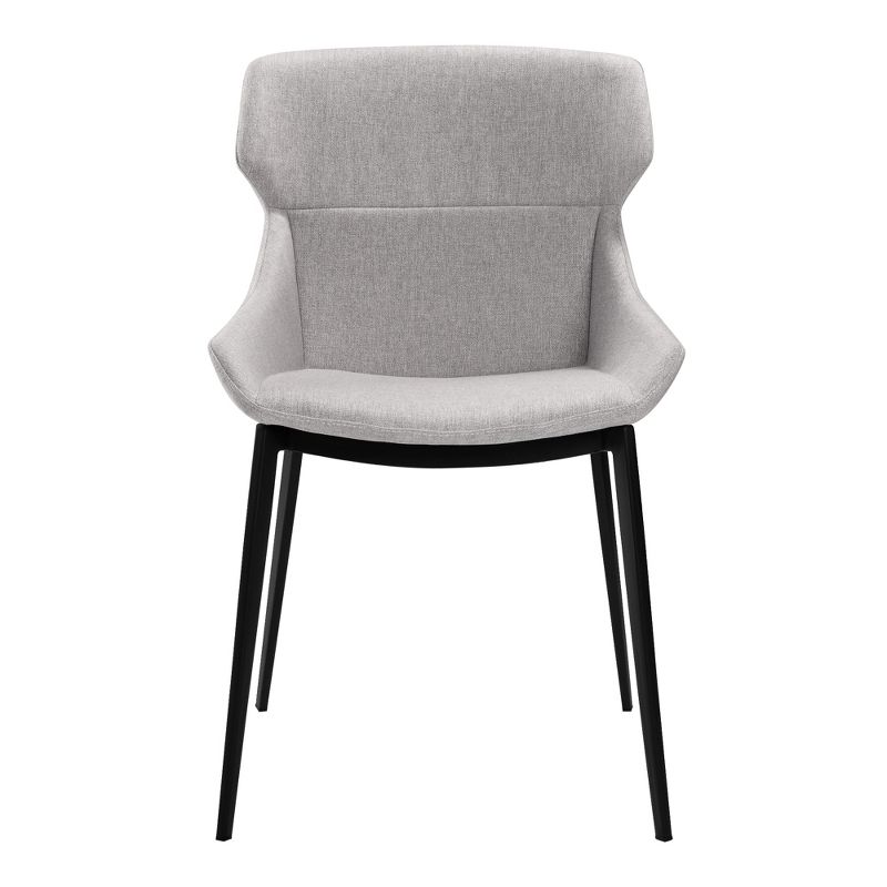 Set of 2 Kenna Modern Dining Chair Gray - Armen Living
