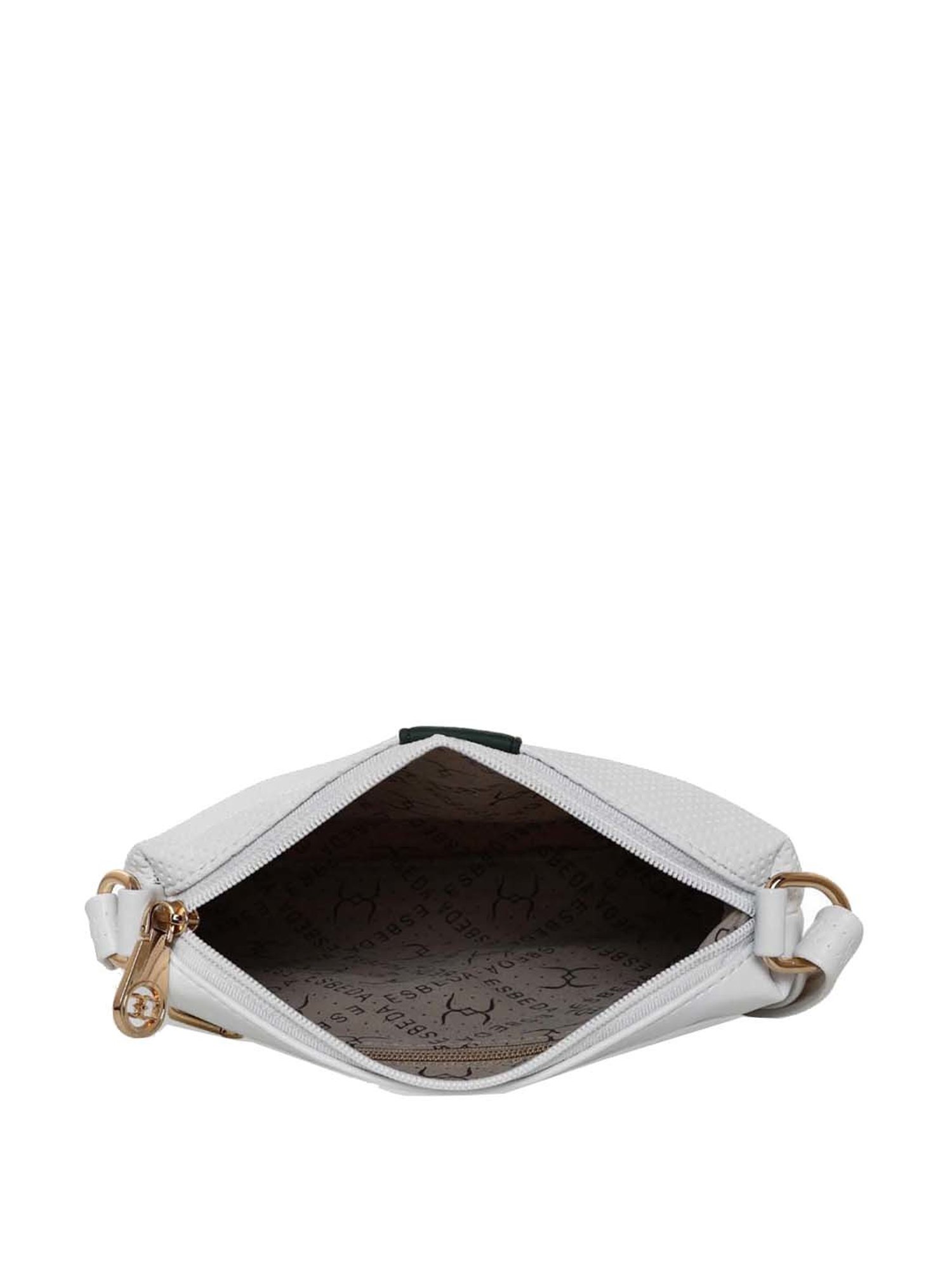 Esbeda Green Textured Medium Sling Handbag