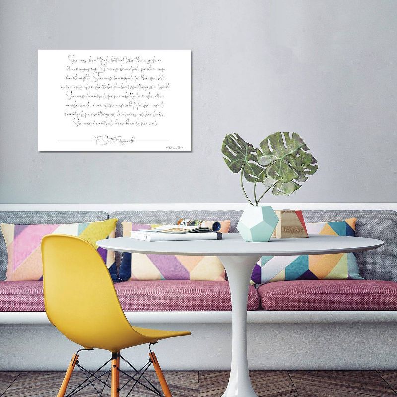 She was Beautiful by Susan Ball Unframed Wall Canvas - iCanvas