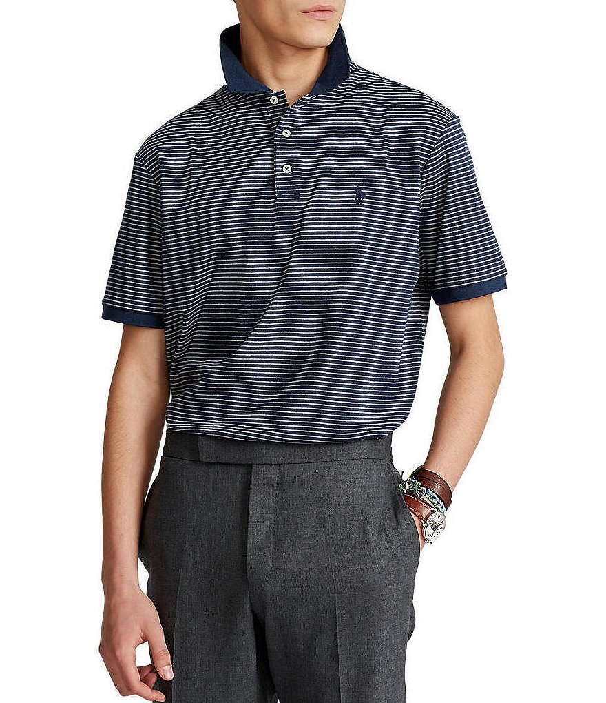 Cutter & Buck Big & Tall Prospect Textured Performance Stretch Short-Sleeve Polo Shirt