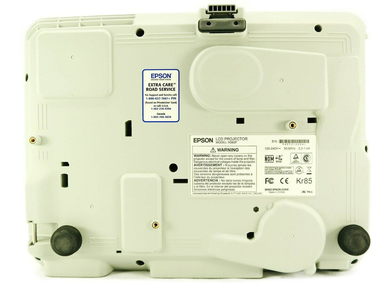 Epson PowerLite 93+ 3LCD Projector HD HDMI 1080i 2600 ANSI  Native Resolution 1024 x 768 Professional Gaming Home Movie Theater w/Remote TeKswamp Included