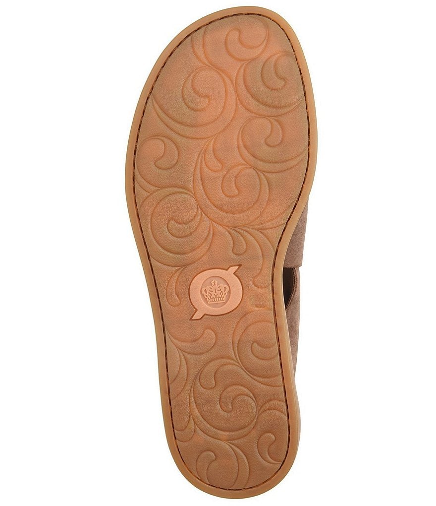 Born Iwa Criss Cross Banded Suede Sandals