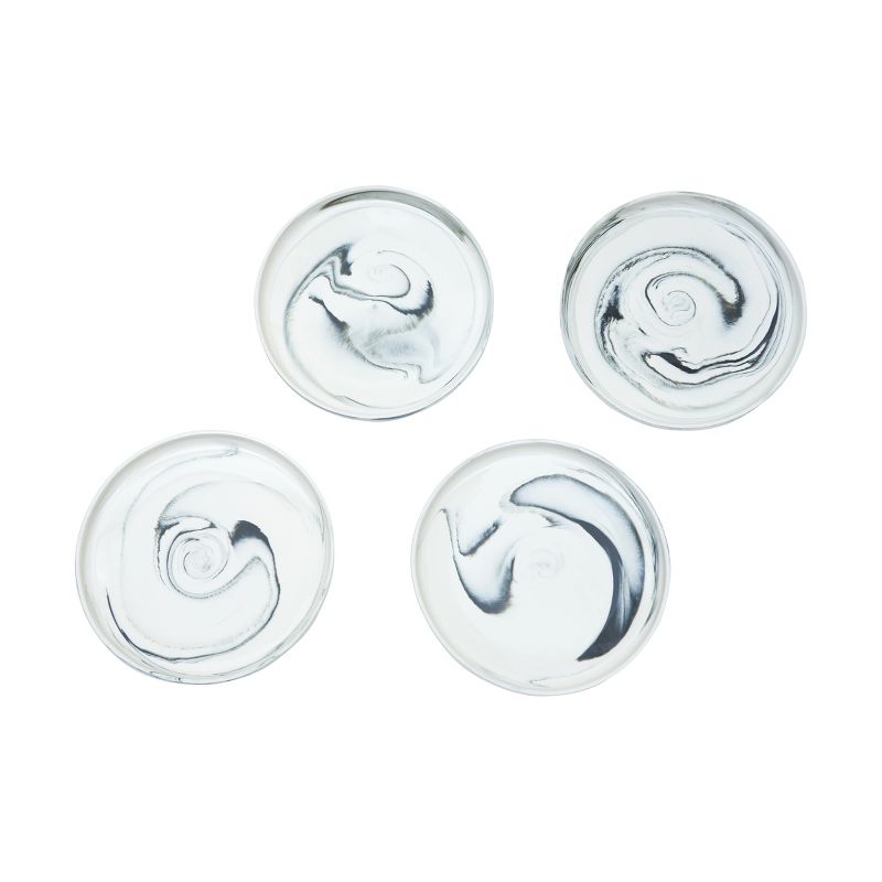 Square Melamine Polka Dot Dinner Plate 10.5" Gray Mist - Room Essentials™