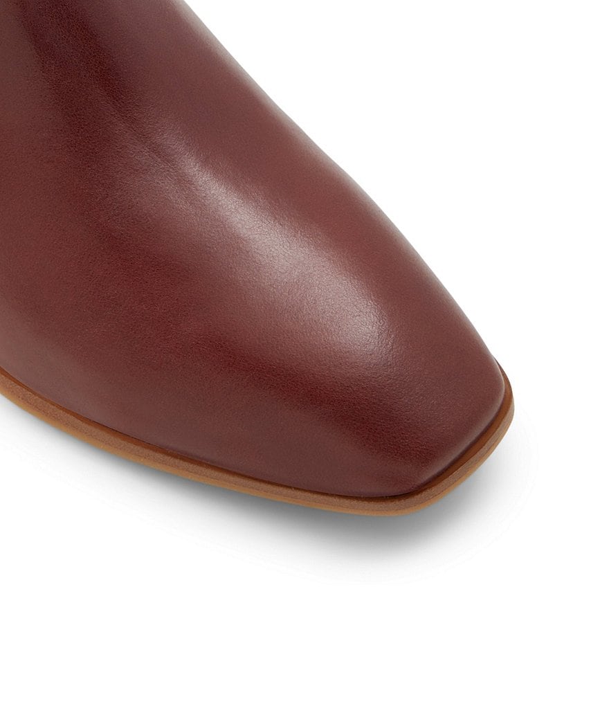 ALDO Kaelleflex Crinkle Leather Square Toe Ankle Booties