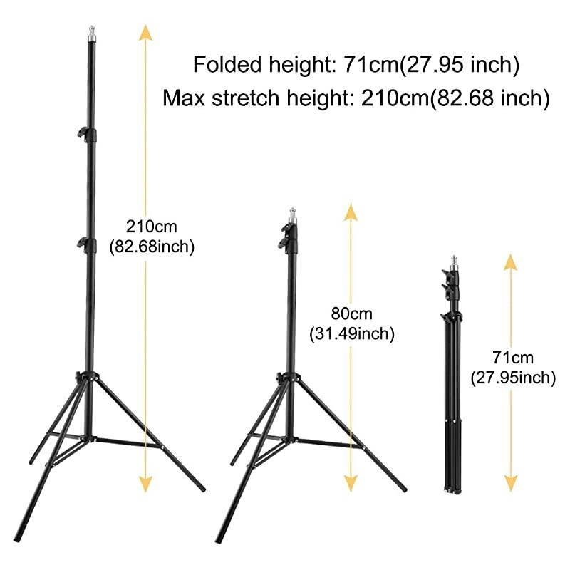 Tripod Tall, Extend to 82 Inch Tripod with Cell Holder, Tall Tripod for Cell s, Lightweight DSLRs, Digital Cameras and Action Cameras for Taking Photos and YouTube Videos (82")