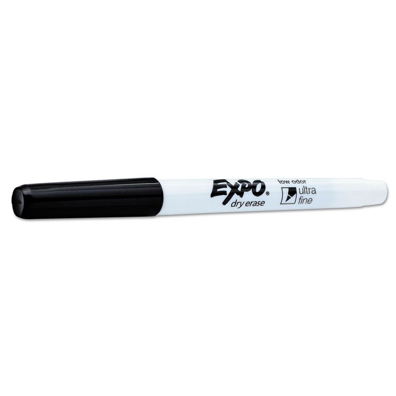 EXPO Low Odor Dry Erase Markers Ultra Fine Tip - Office Pack Black 36/Pack 2003894