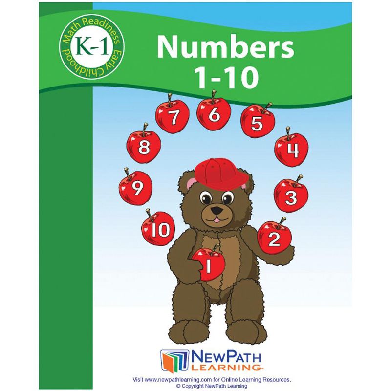 NewPath Learning Numbers 1 to 10 Student Activity Guide, Grade K to 1