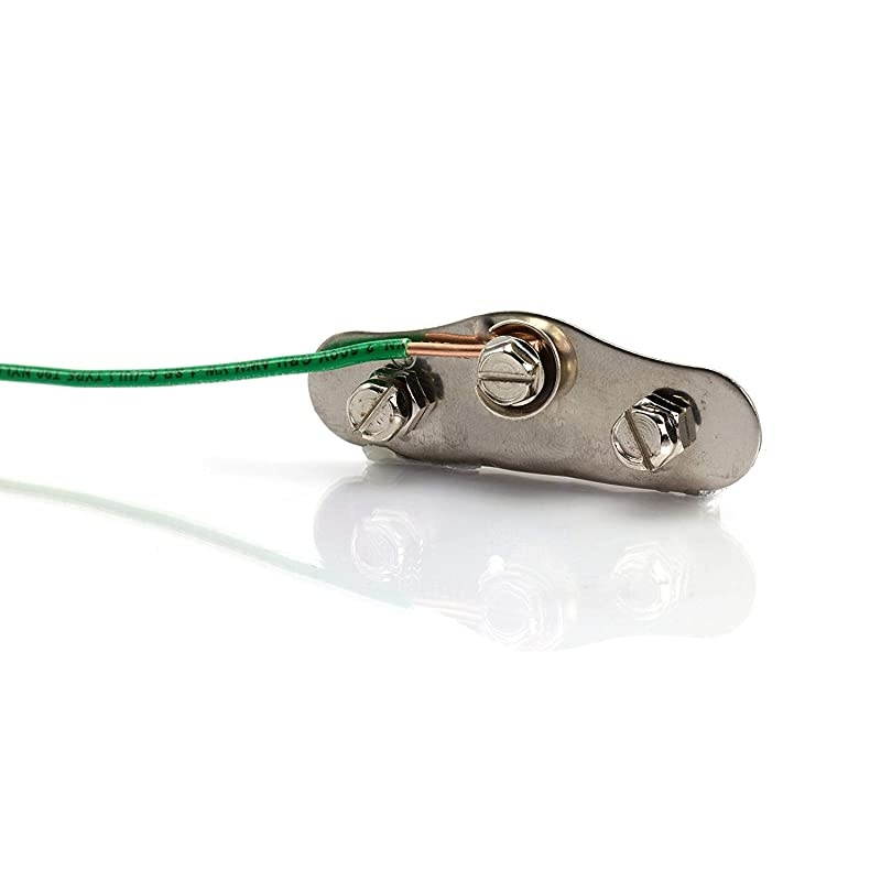 THHN Wire - 14 AWG - 10 Feet - Solid Copper Grounding Wire, Proudly Made in America - Ground Protection Satellite Dish Off-Air TV Signal - UV Jacketed Antenna Electrical Shock