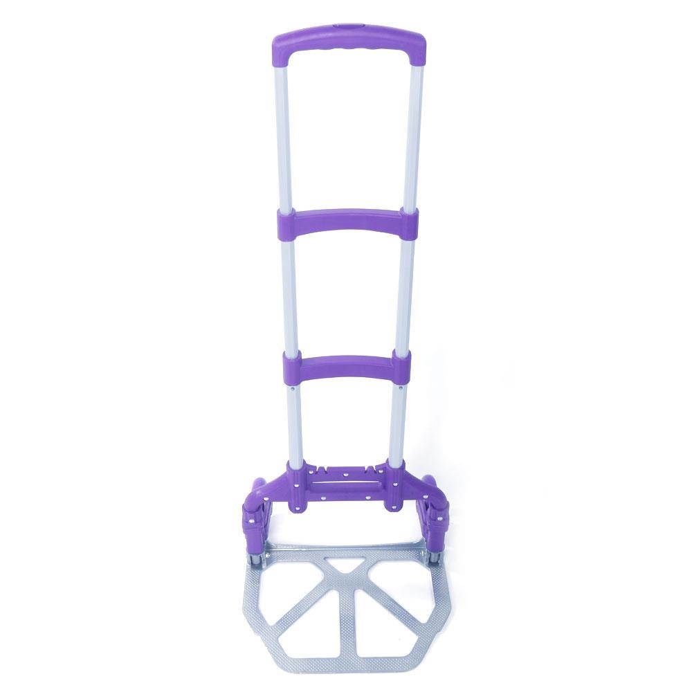 170lbs Luggage Cart Folding Dolly Collapsible Trolley Push Hand Truck Shopping