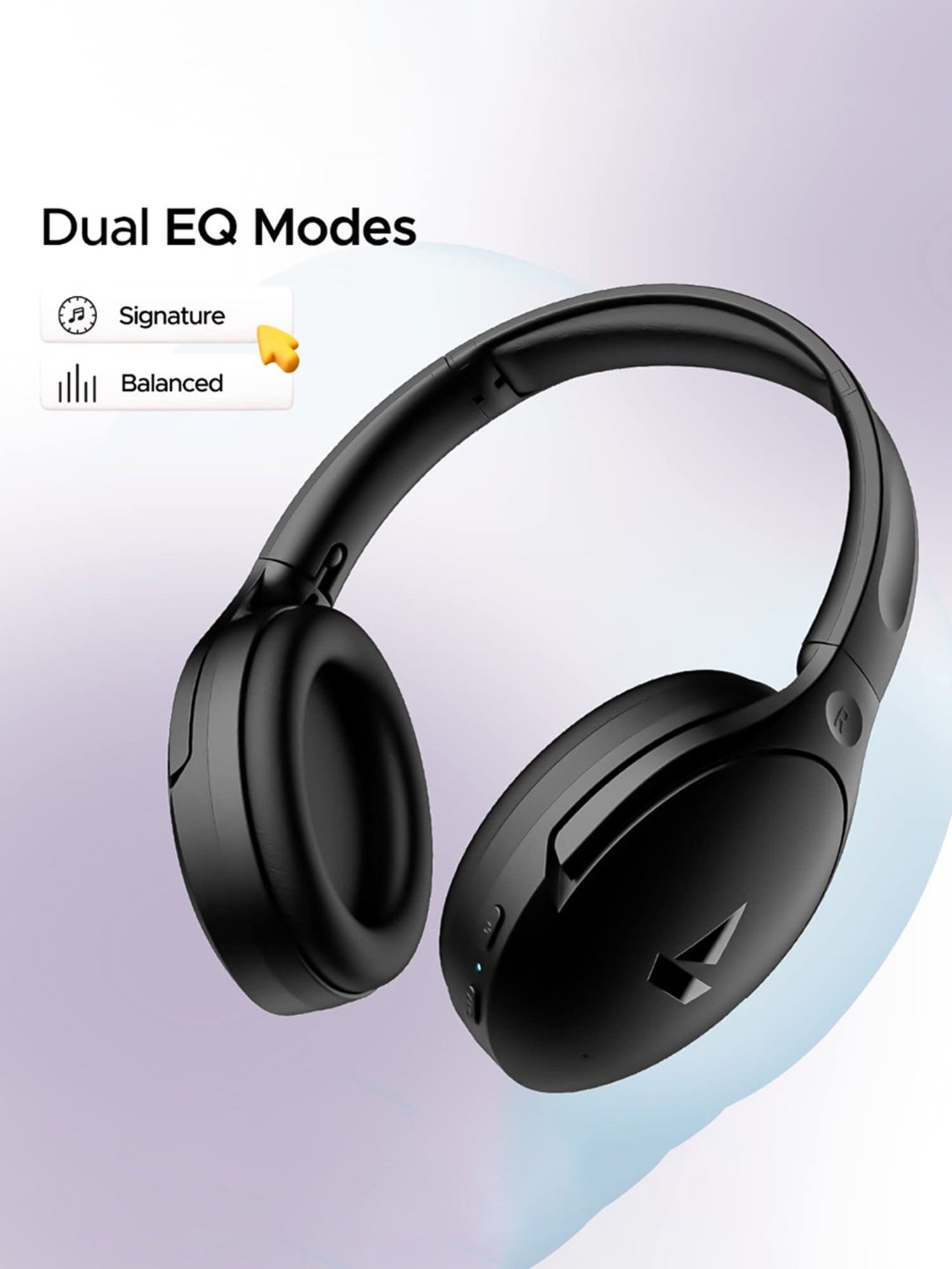 Boat Rockerz 551ANC Active Noise Cancellation Headphones with Upto 100H Playtime (Stellar Black)