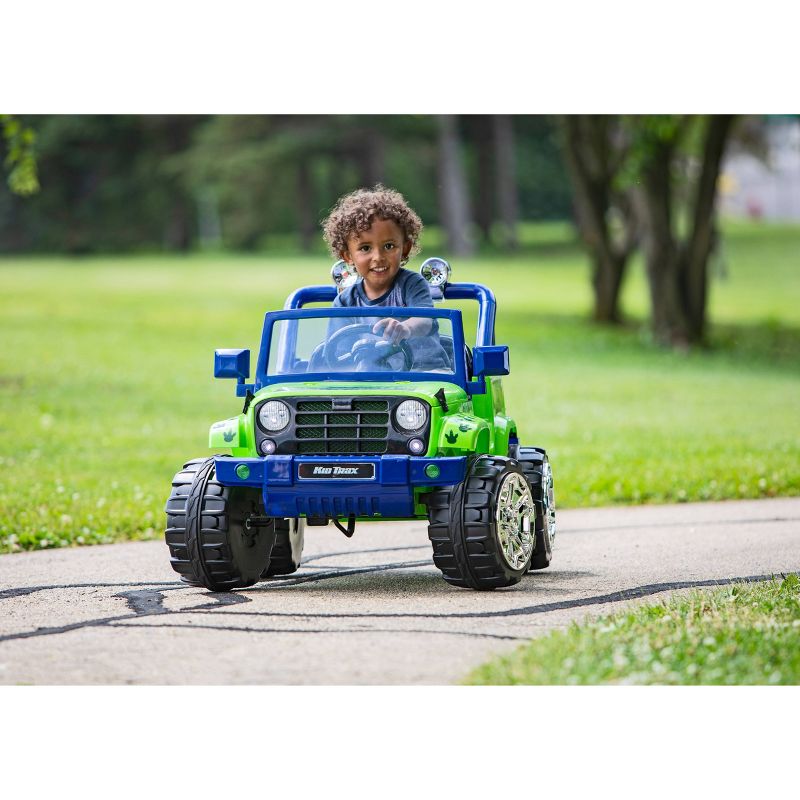 Kid Trax 6V Dino Tracker 4x4 Powered Ride-On - Green