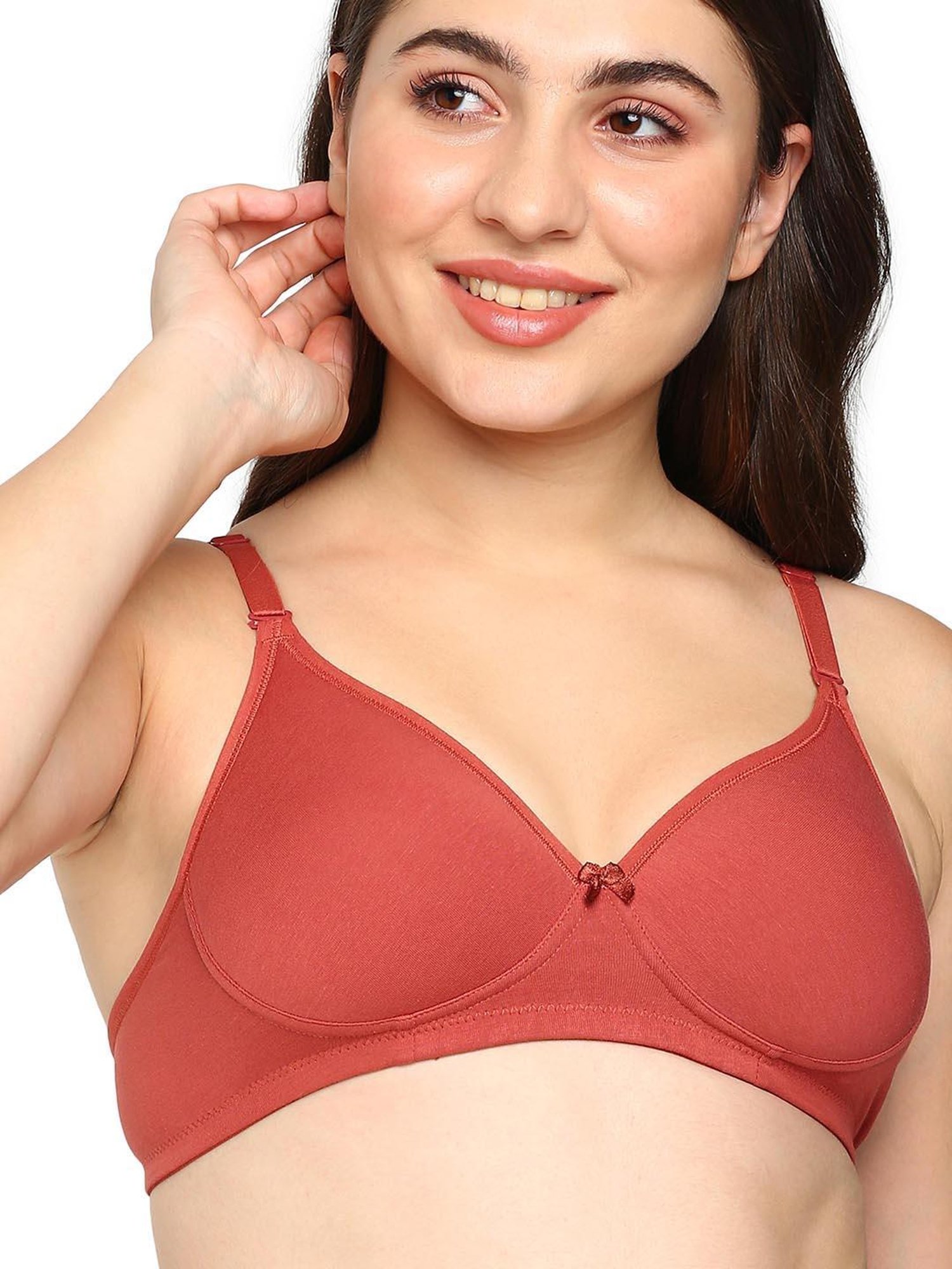 BLOSSOM Rust Medium Coverage Everyday Bra