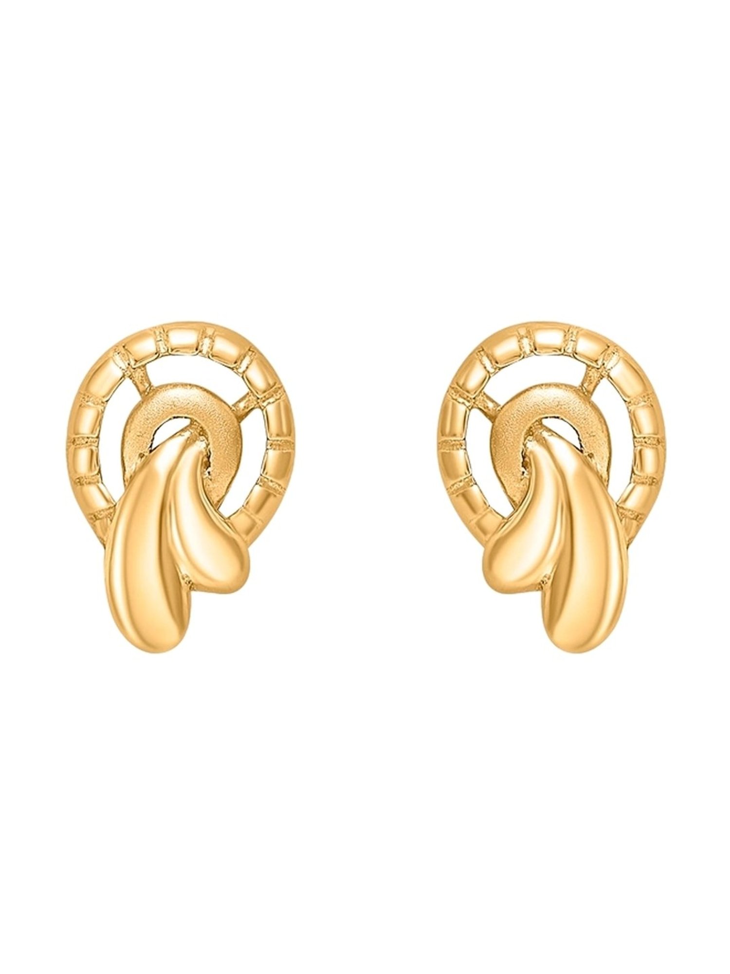 P.C. Chandra Jewellers 14 kt Gold Earrings