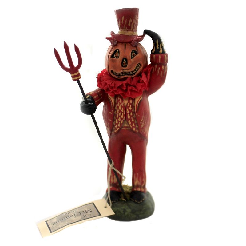Charles Mcclenning 10.25" Dapper Devil Halloween Pumpkin  -  Decorative Figurines