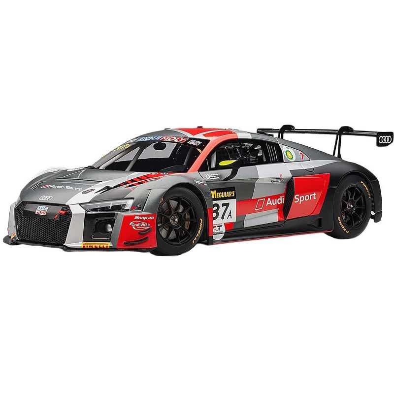 Audi R8 LMS #37A Dries Vanthoor, Robin Frijns, Stuart Leonard Winners Bathurst 12 Hours (2018) 1/18 Model Car by Autoart