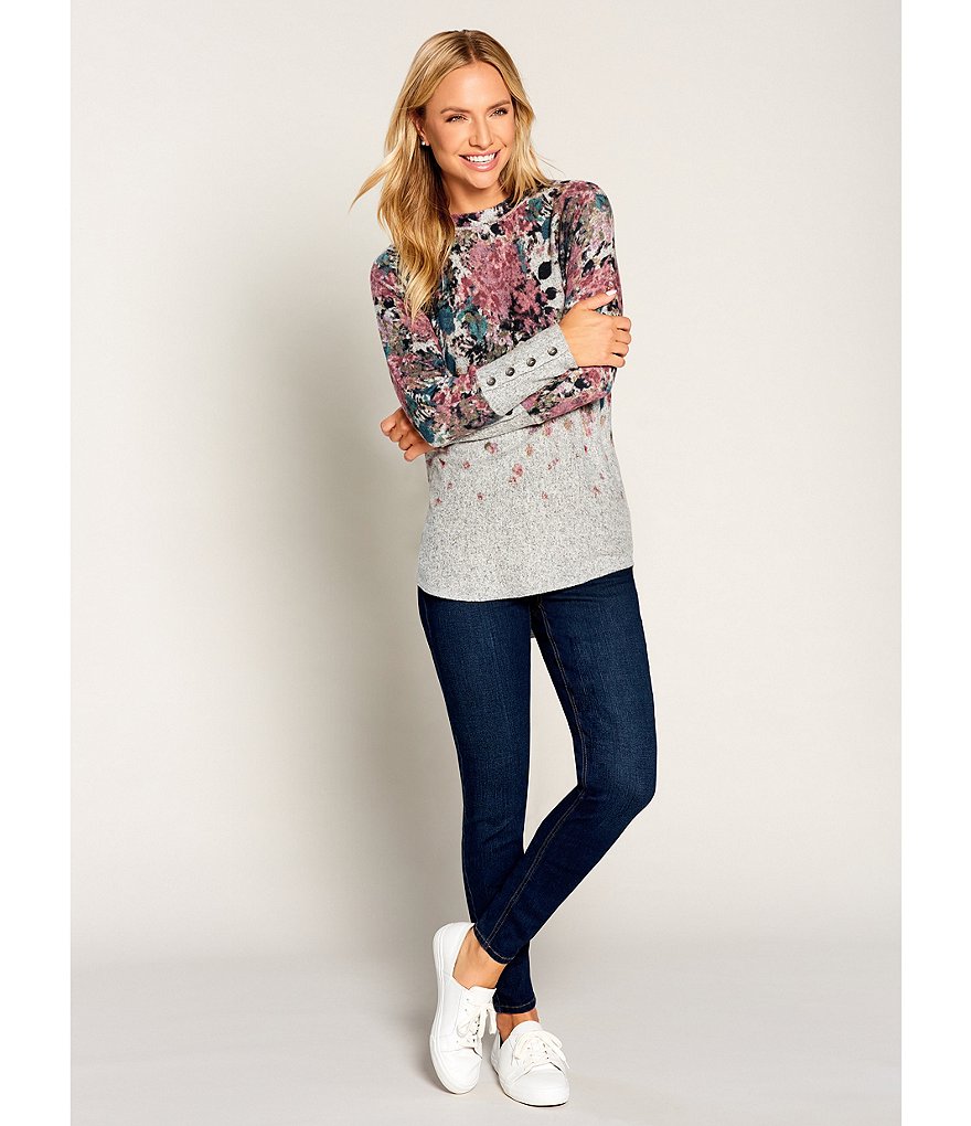 Westbound Petite Size the HIGH RISE fit Skinny Denim Pull-On Pants