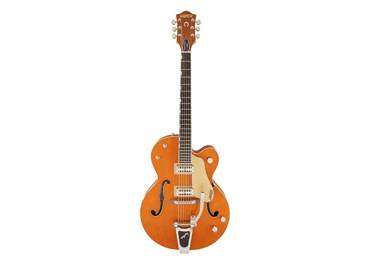 Gretsch G6120SSLVO Brian Setzer Nashville Guitar, Vintage Orange Lacquer