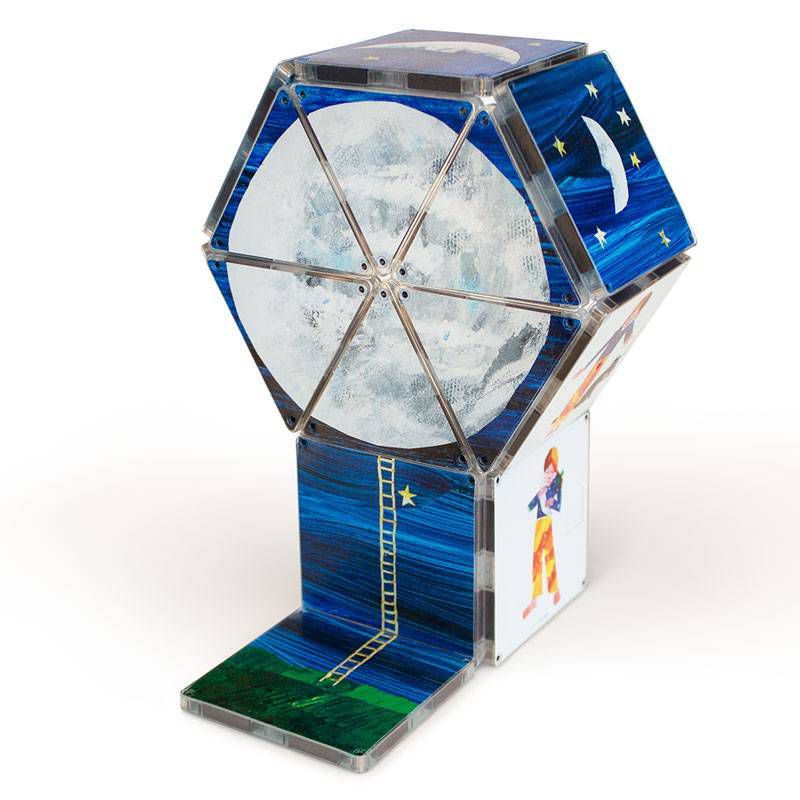 Magna-Tiles Eric Carle Papa Please Get the Moon