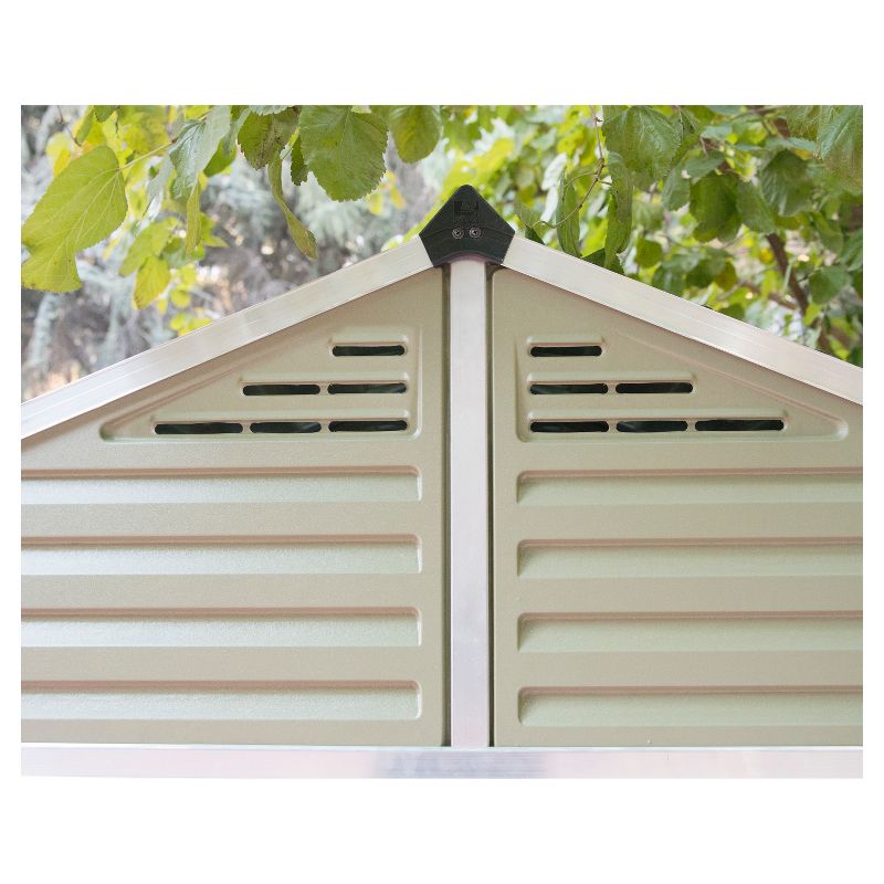 8'X12' Skylight Shed - Tan - Palram