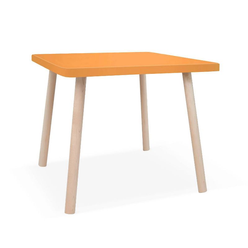 23.5" Peewee Round Kids' Table Maple/Orange - Nico & Yeye