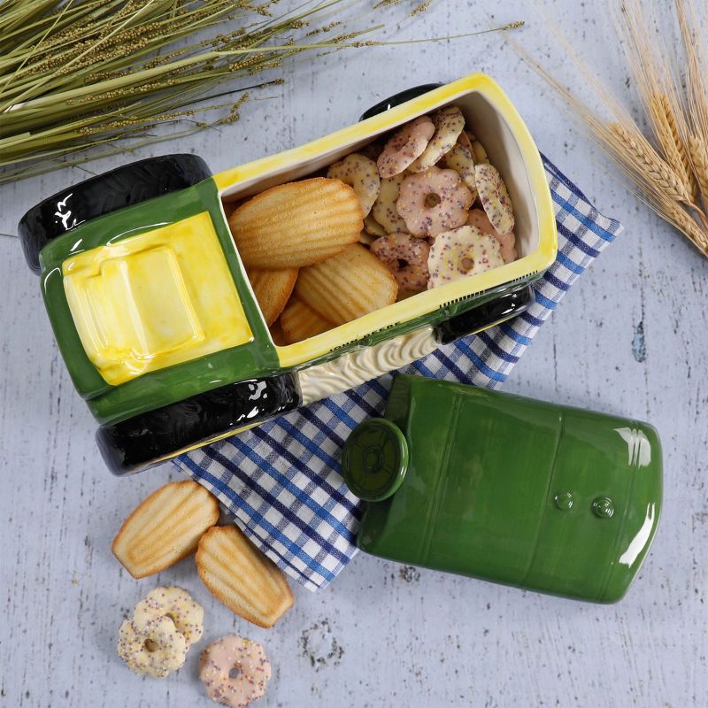 John Deere 10.5 Inch Stoneware Tractor Cookie Jar