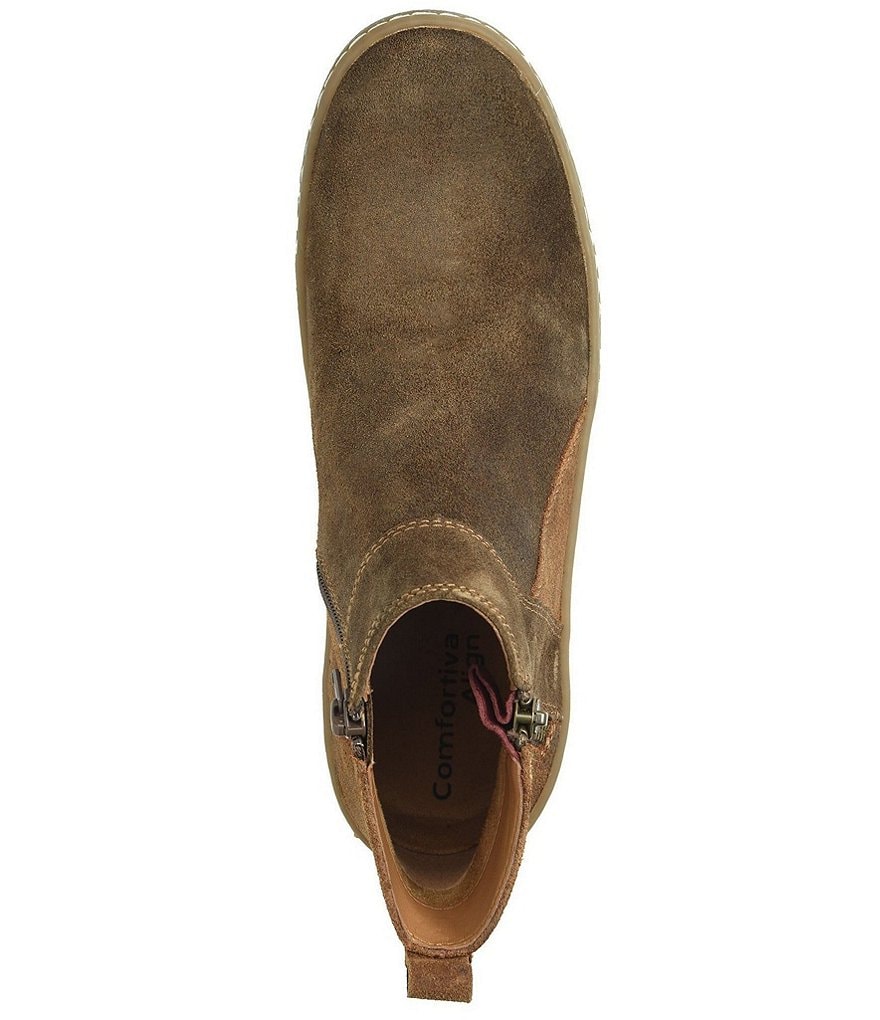 Comfortiva Hartwick Suede Leather High-Top Sneakers