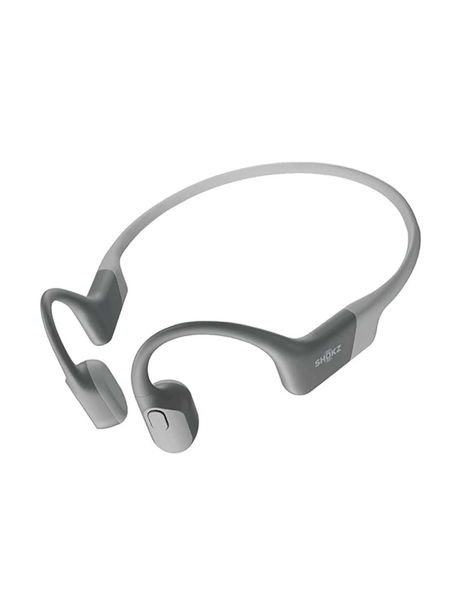 Shokz OpenRun Open-Ear Bluetooth Bone Conduction Sport Headphones (Grey)