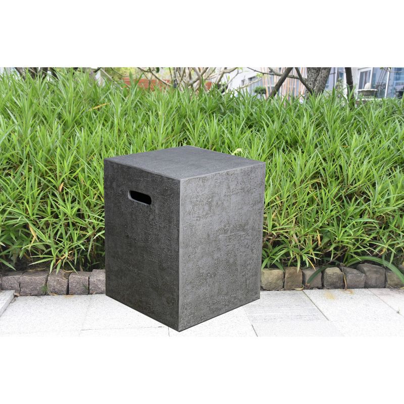 Square Fiberglass Tank Cover - Gray - Modeno