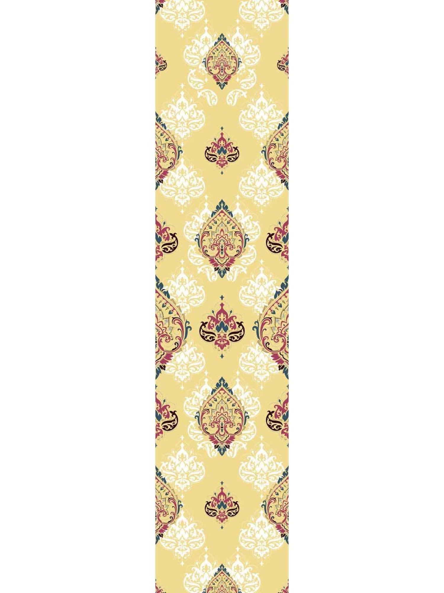 Welspun Moments Printed Beige Cotton Queen Fitted Bed Sheet with 2 Pillow Covers