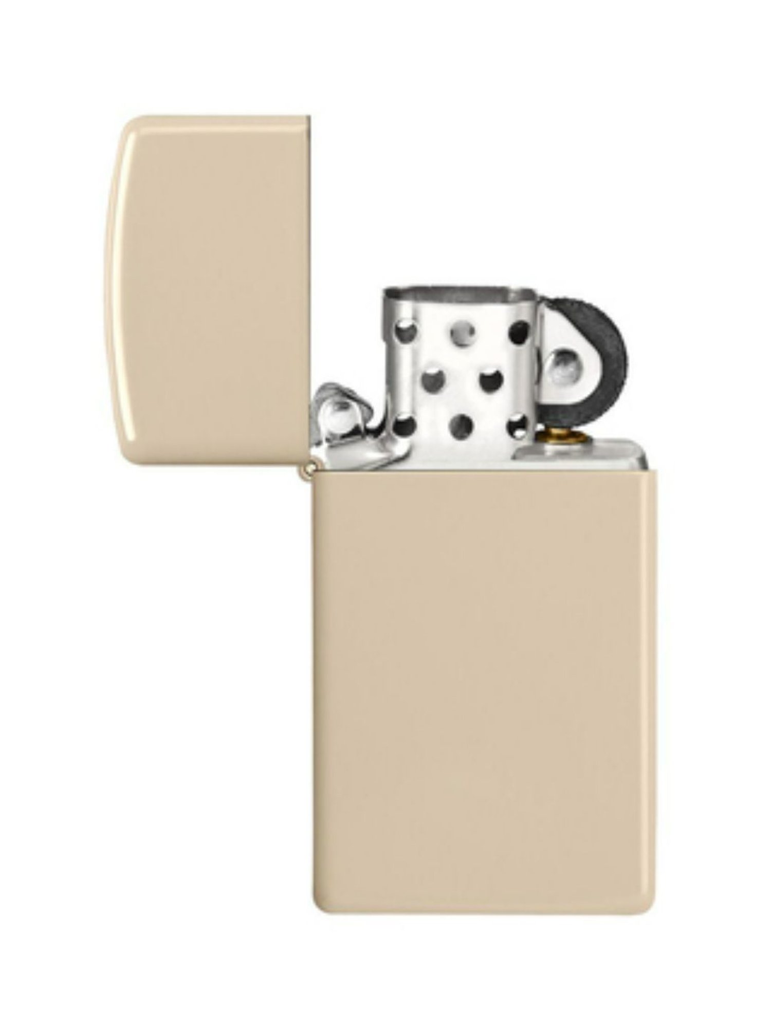 Zippo Ivory & Red Skull Design Brass Pocket Lighter