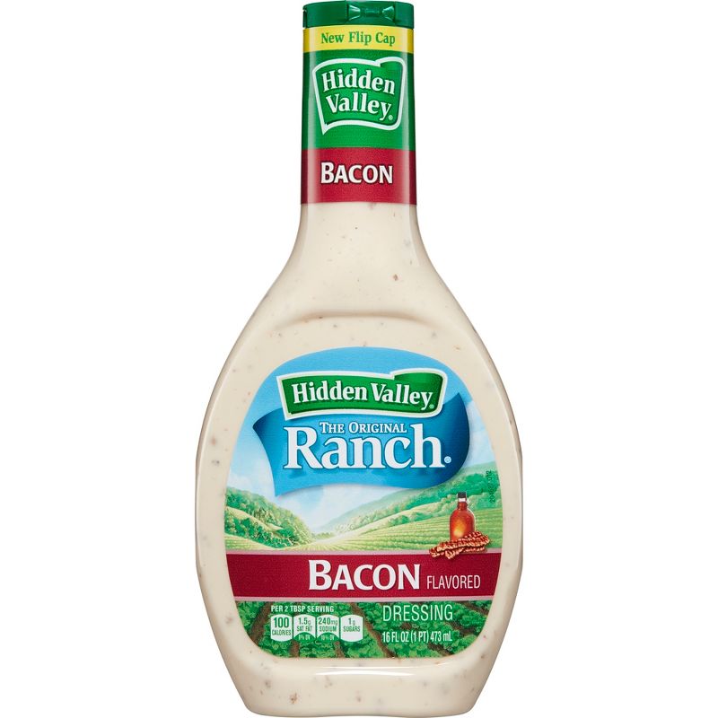 Hidden Valley Bacon Ranch Salad Dressing & Topping - 16fl oz