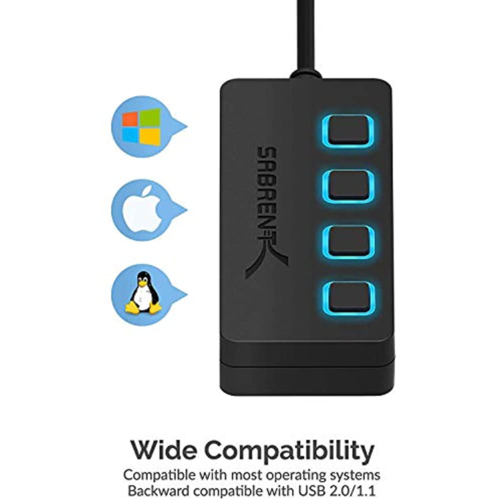 Madeng USB 3.0 HUB Adapter Extender Mini Splitter Box 3 Ports for PC Laptop Macbook Mobile Phone High Speed U Disk Reader