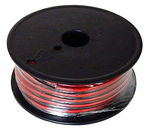Powerwerx Red/Black Zip Cord (Gauge: 10 Length: 25 ft.)
