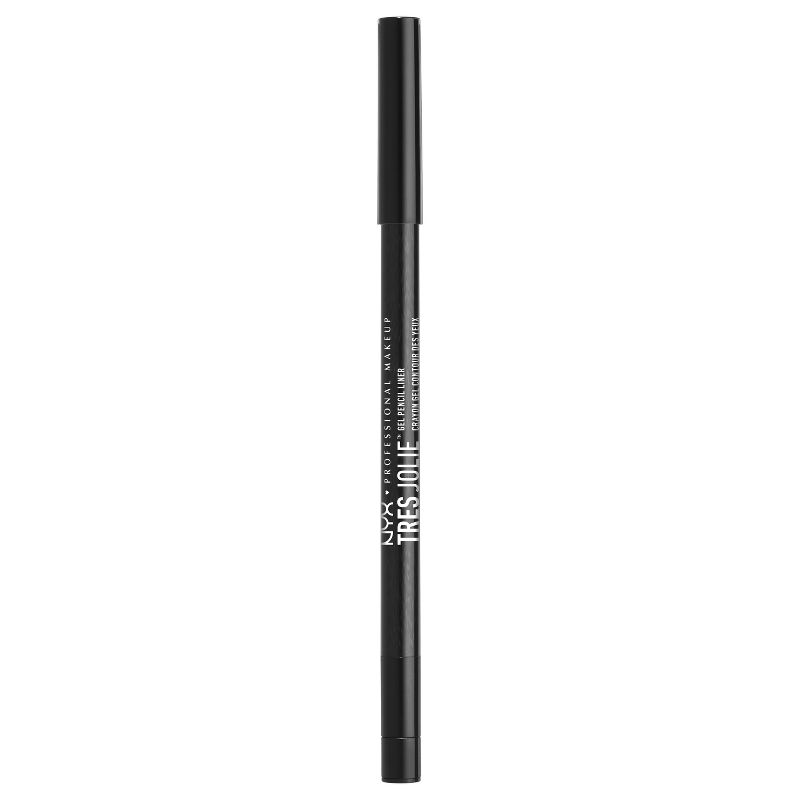 NYX Professional Makeup Tres Jolie Gel Pencil Liner Pitch Black - 0.018oz