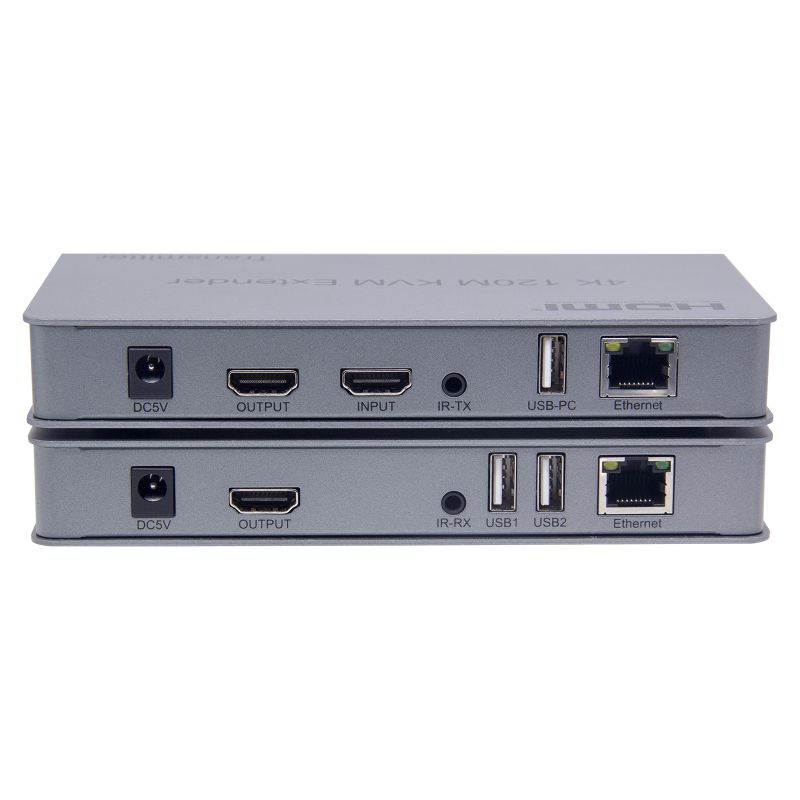 HDMI KVM USB Extender Over CAT6 Cable Up to 120m (393 feet) Support HDMI 1.4 4K@30Hz HDCP 1.4 and IR Control