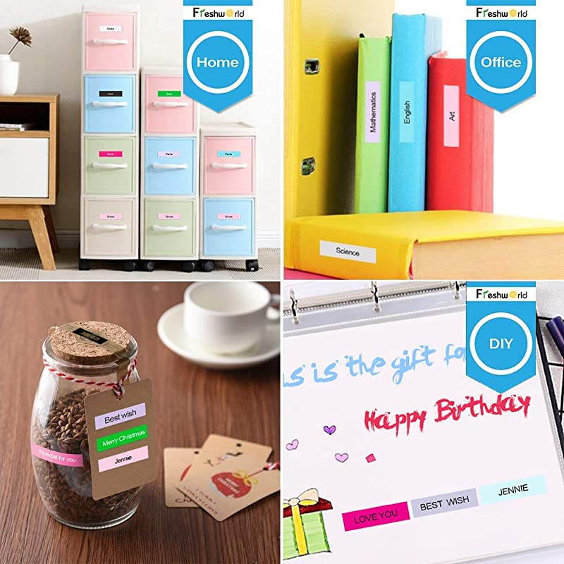 P Touch TZ 12mm 047 Inch Laminated Label Tape WhiteGoldGreenBerry PinkPurpleBluePinkTZe231 334 MQG35 MQP35 MQF31 MQ531 MQE31Compatible whih Brother PTouch PTD210 PTD400 PTH1107P