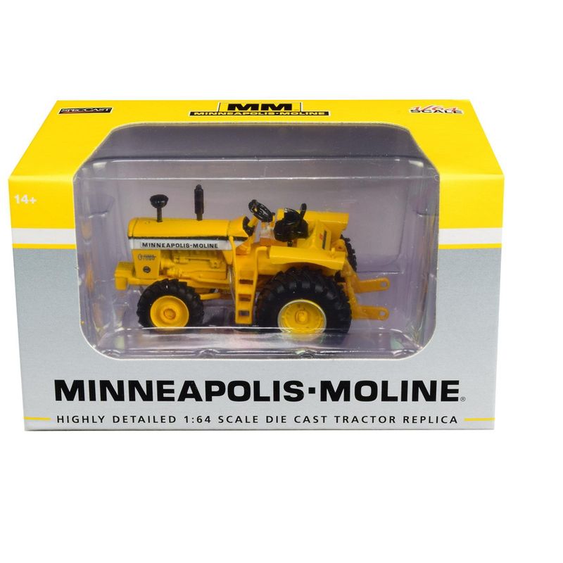 Minneapolis Moline G1000 Vista Tractor with Power Assist Yellow 1/64 Diecast Model by SpecCast