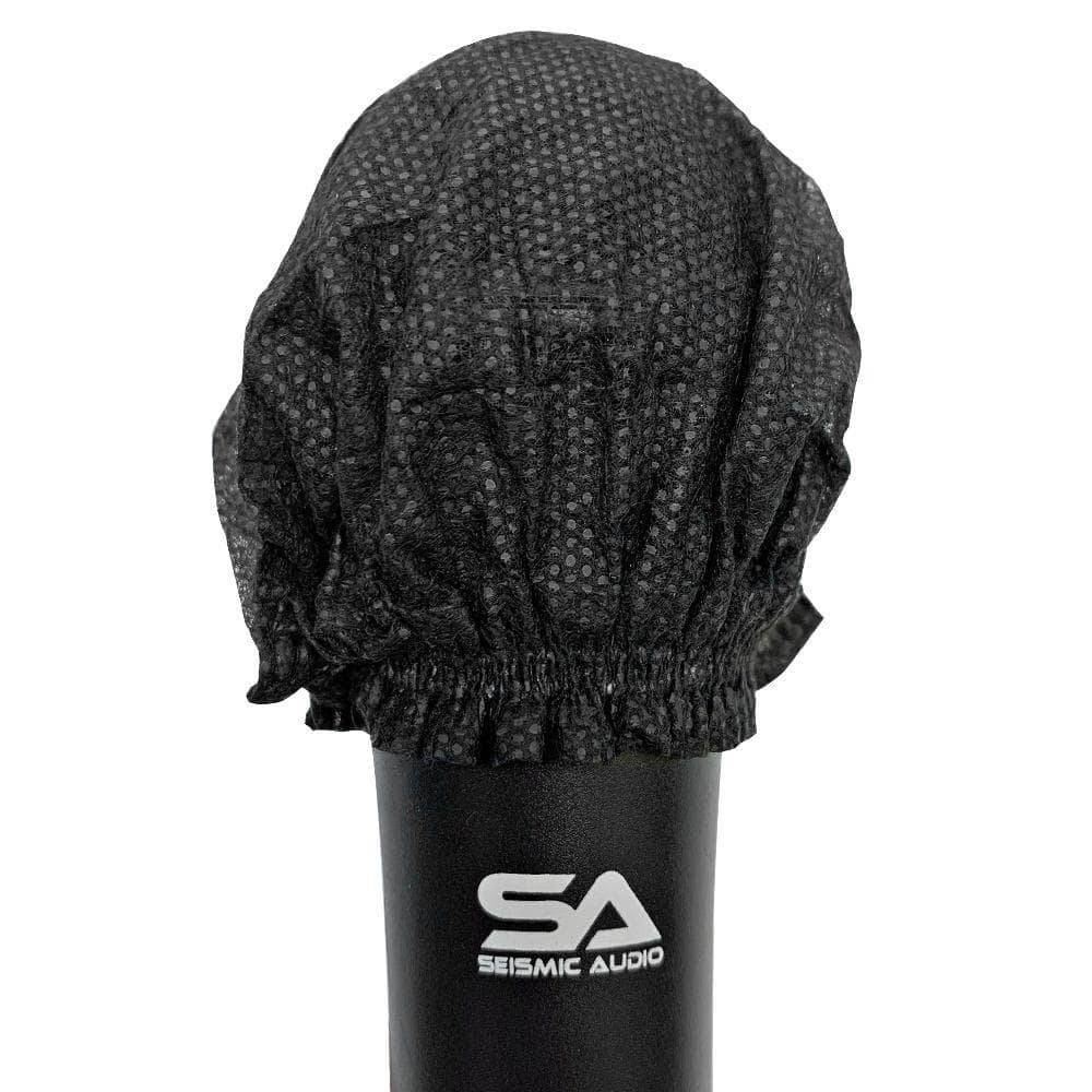 SA-MicDC - 25 Pairs of Disposable Universal Microphone Covers - Fits Standard O and U Shaped Mics (50 pcs Total)