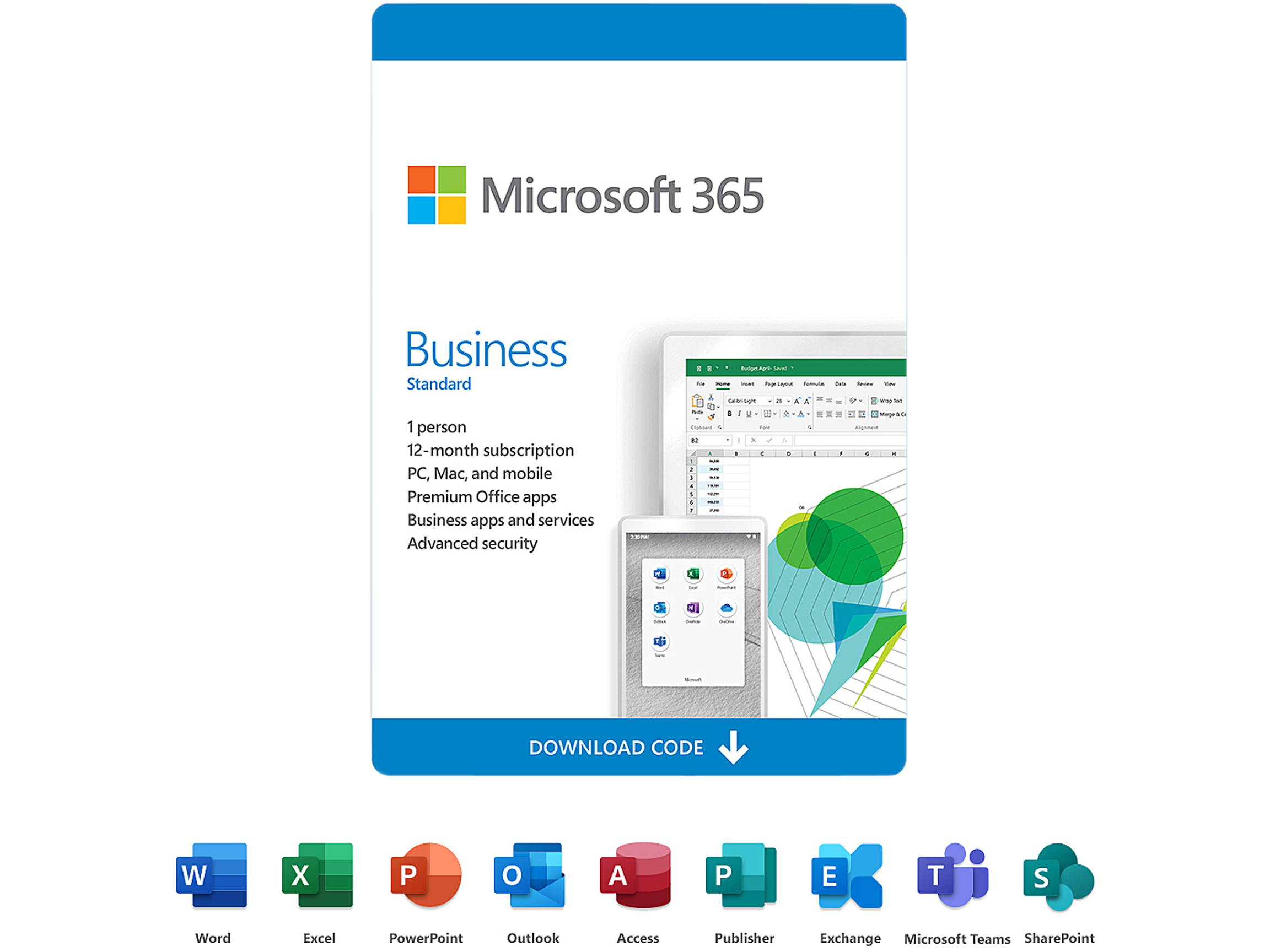 Microsoft 365 Personal | 12-Month Subscription, 1 person | Premium Office apps | 1TB OneDrive cloud storage | PC/Mac Download