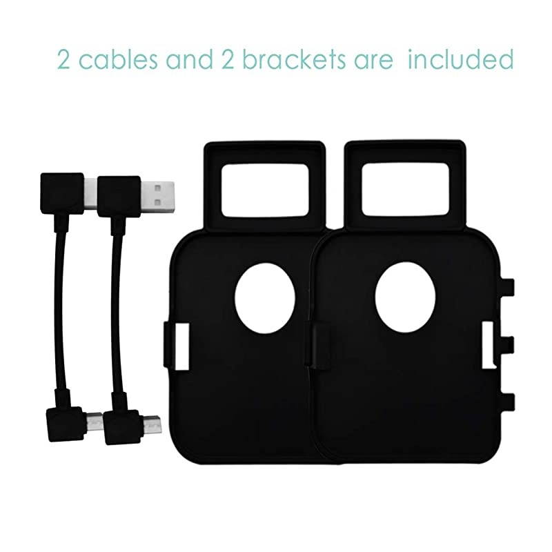 Bracket Holder for Blink XT Blink XT2 Outdoor and Indoor Security Camera ,Outlet Wall Mount Holder Stand for Blink Sync Module with Easy Mount and No Messy Wires (Black 2 Pack)