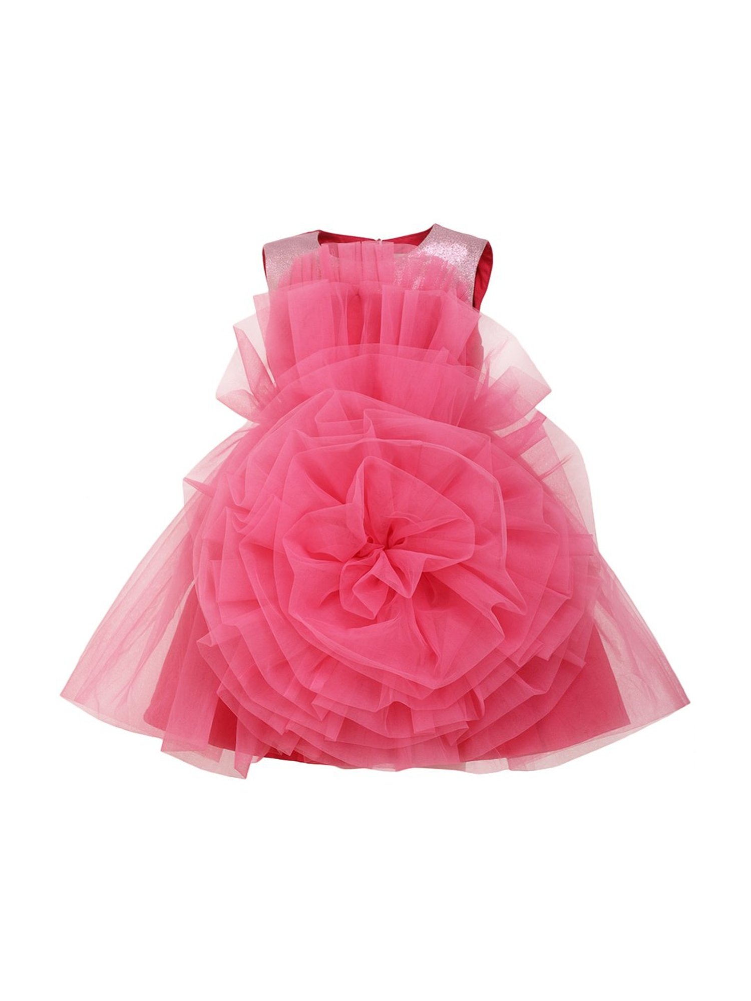 A Little Fable Kids Pink Cotton Dress