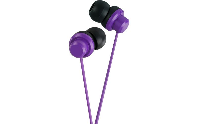 JVC HA-FX8-V Earphone - Stereo - Violet - Wired - Gold Plated Connector - Earbud - Binaural - Open - 3.28 ft Cable