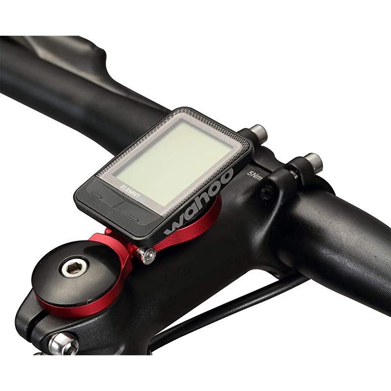 Adjustable Out Front Combo Computer MountBicycle Extended MountBike Stem Top Cap Mount for Wahoo ElemntElemnt BoltElemnt MiniSport Action Camera and Bike Lights StemAdjustableGray