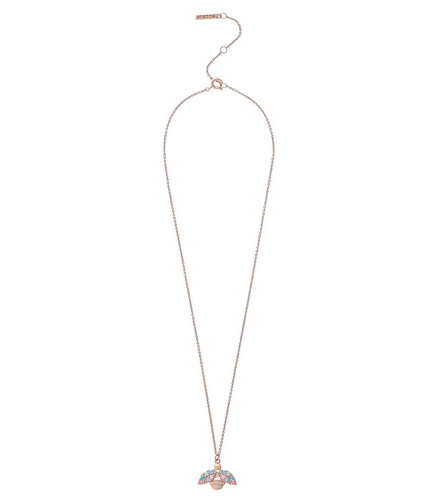 Olivia Burton Rainbow Bee Pendant Necklace