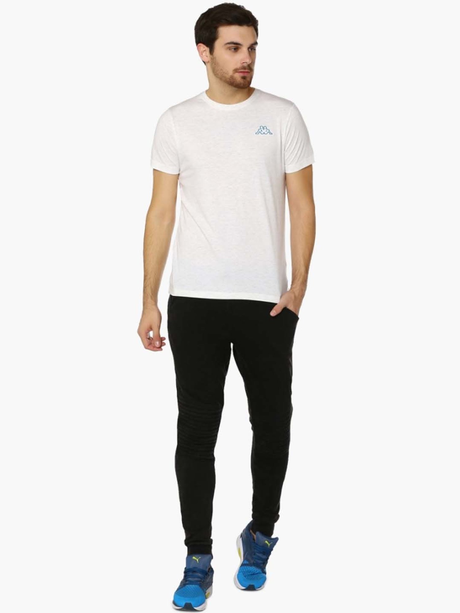 KAPPA White Regular Fit T-Shirt