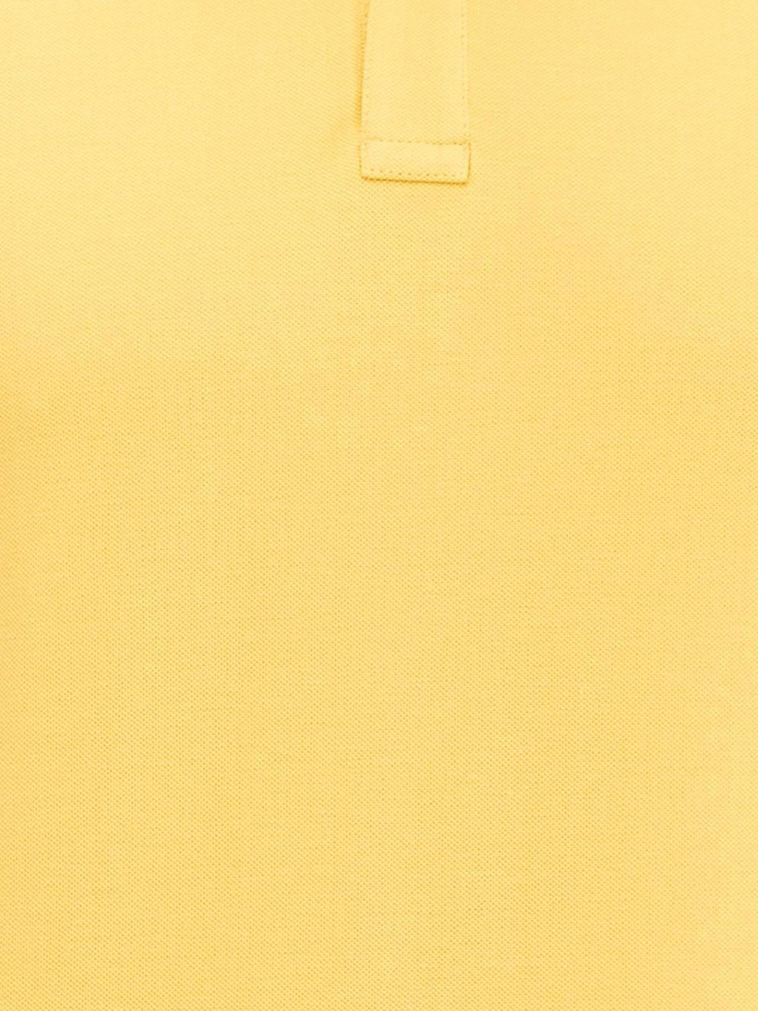 Raymond Yellow Slim Fit Polo T-Shirt