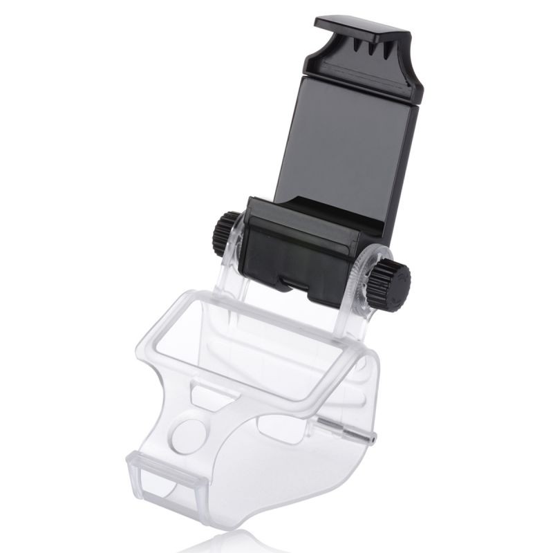 180 Degree Rotation Gaming Mount Stand for Sony Playstation 4/PS4 Slim/PS4 Pro/Android Samsung Galaxy S9 S8 Note 9 8 Moto LG with OTG Cable Fits Max 6 inch PS4 Controller Phone Holder