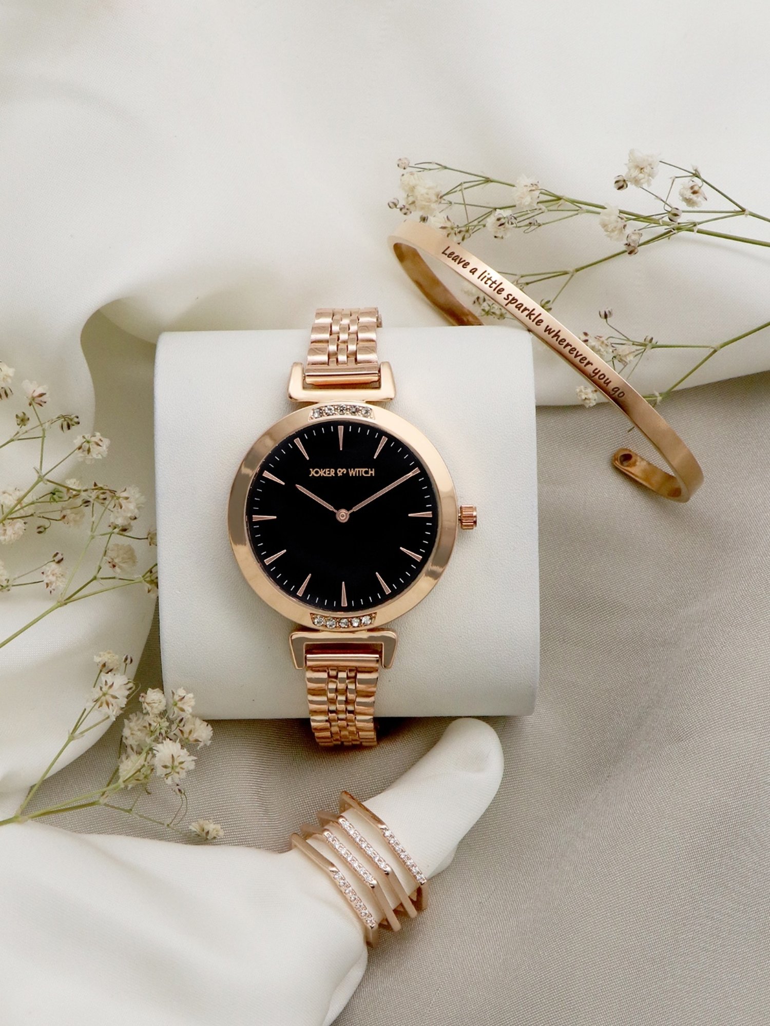 Joker & WItch JWBS294 Analog Watch with Bracelet Gift Set for Women