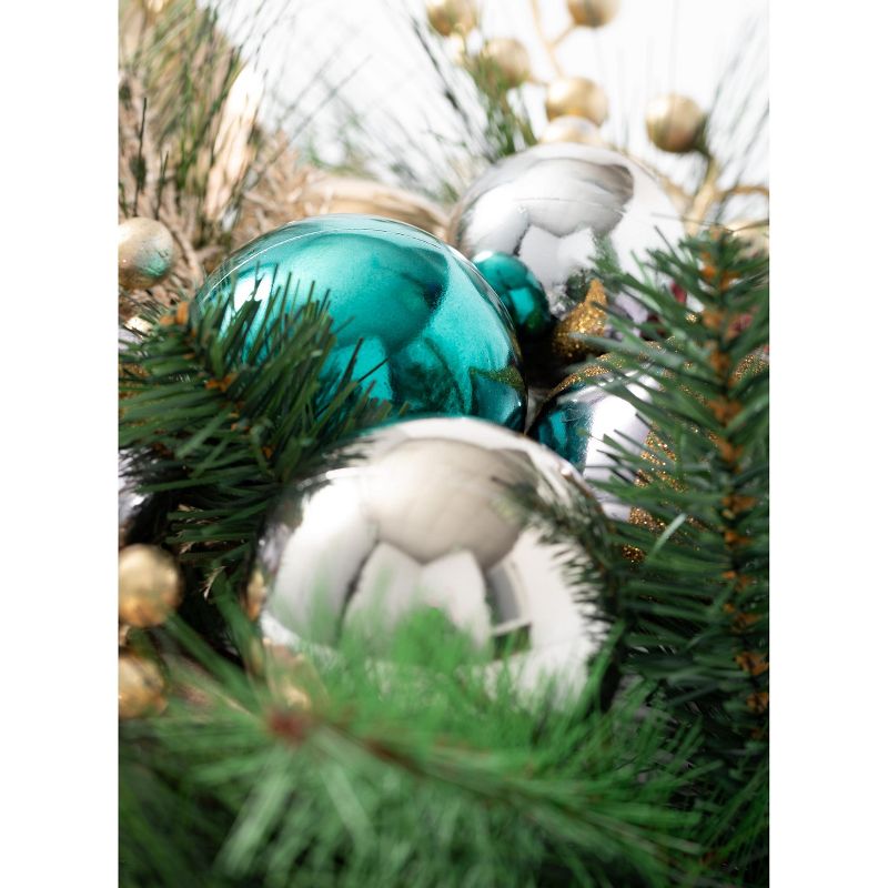 Sullivans Ball & Pine Artificial Swag 36"H Multicolored