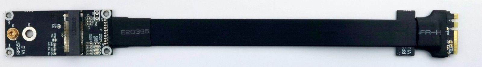 NGFF M.2 Extender Cable Key A+E 15cm for Wireless Card, WIFI Card, R55SF